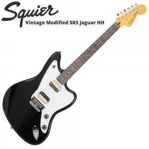 Squier Vintage Modified SRS Jaguar HH BLK エレキギター