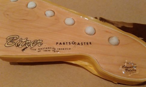 ネックの塗装で大失敗！クソがｗｗｗ