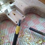 ストラトをセミホロウギターにする準備とか諸々